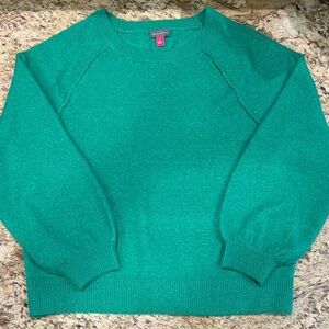 Vince Camuto Emerald Green Crew Neck Sweater